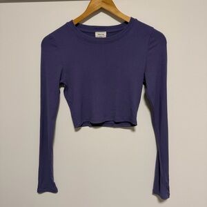 Aritzia Wilfred Free Go-To Cropped Longsleeve